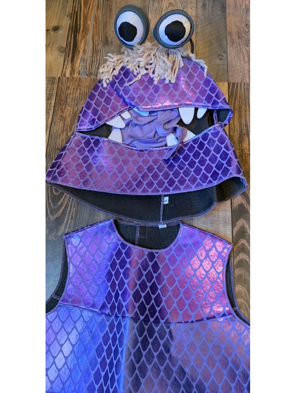 2-PC Kids Disney Pixar Monsters, Inc "Boo" Costume Size Large